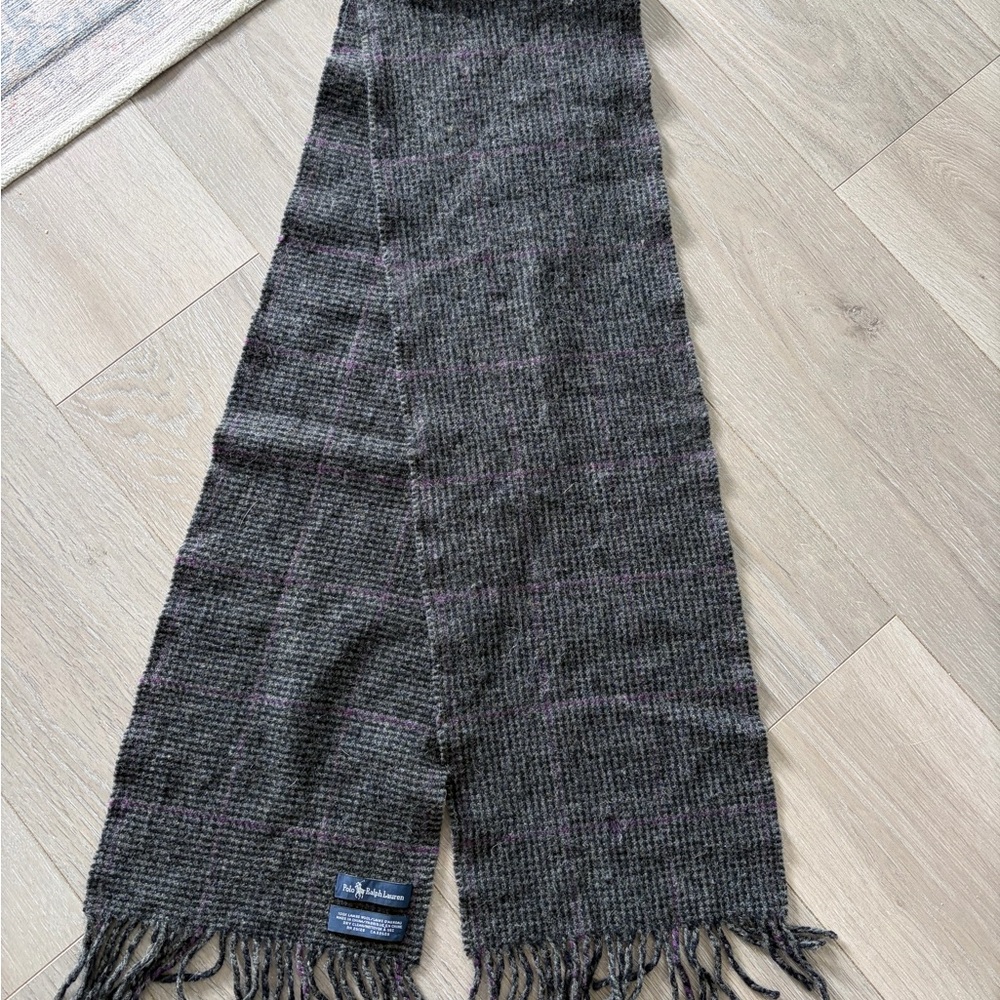 Polo by Ralph Lauren Black and Gray Men's Scarf